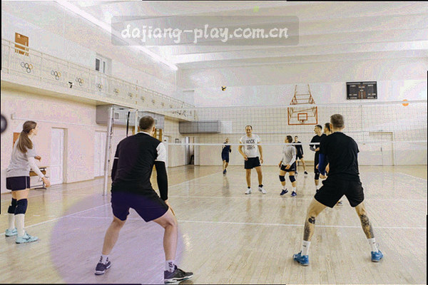 运动员背影与球场灯光